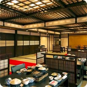 朝食会場
