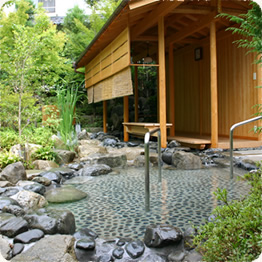 七 歩行湯「須々岐のせせらぎ」