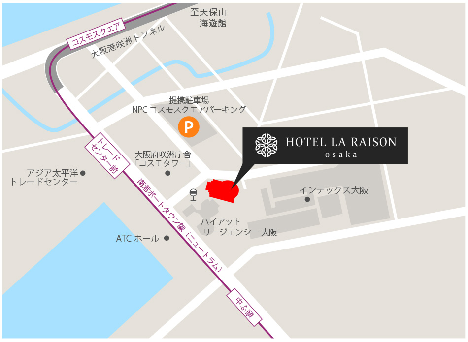 ホテル ラ・レゾン ホテルマップ