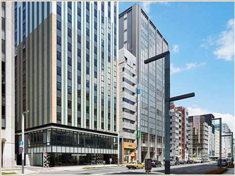 主要エリアから便利なJR「東京」駅八重洲中央口より徒歩約5分。